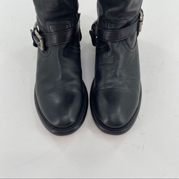 TRASK Leather Harness Riding Boots - Picture 6 of 15